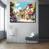 Malen nach Zahlen England Kleinstadt