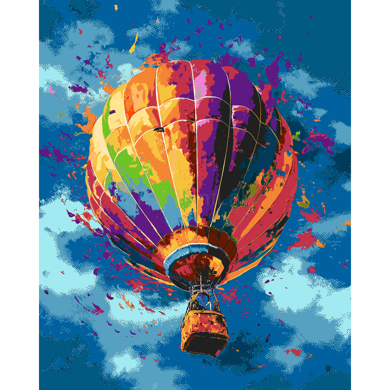Paint by Numbers for Adults Balloon in the Sky