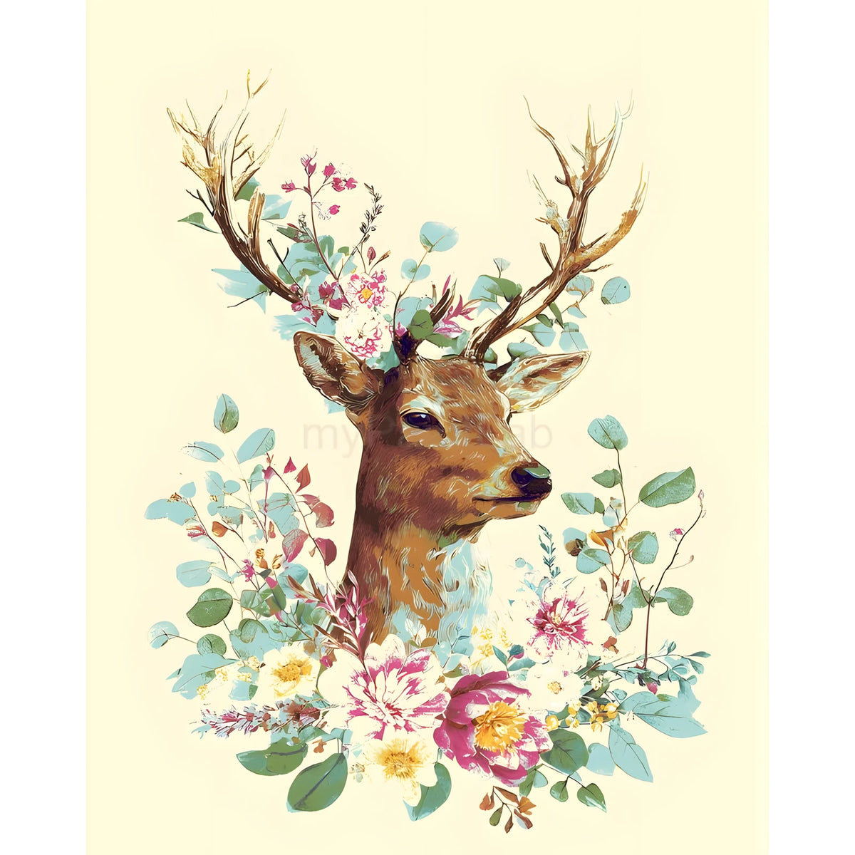 Painting by Numbers for Adults Animals Moose Hawaii