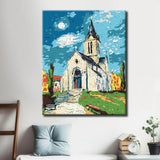 Malen nach Zahlen kirche