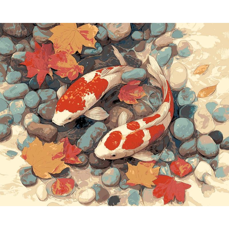 Grind to count fish koi