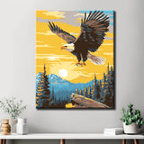 Malen nach Zahlen Bilder kirschbaumallee