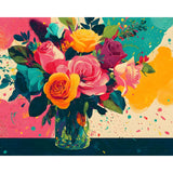 Grind after zahlen blumen rosenstrauss