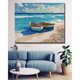 Paint by Numbers for Adults Fishing Boats