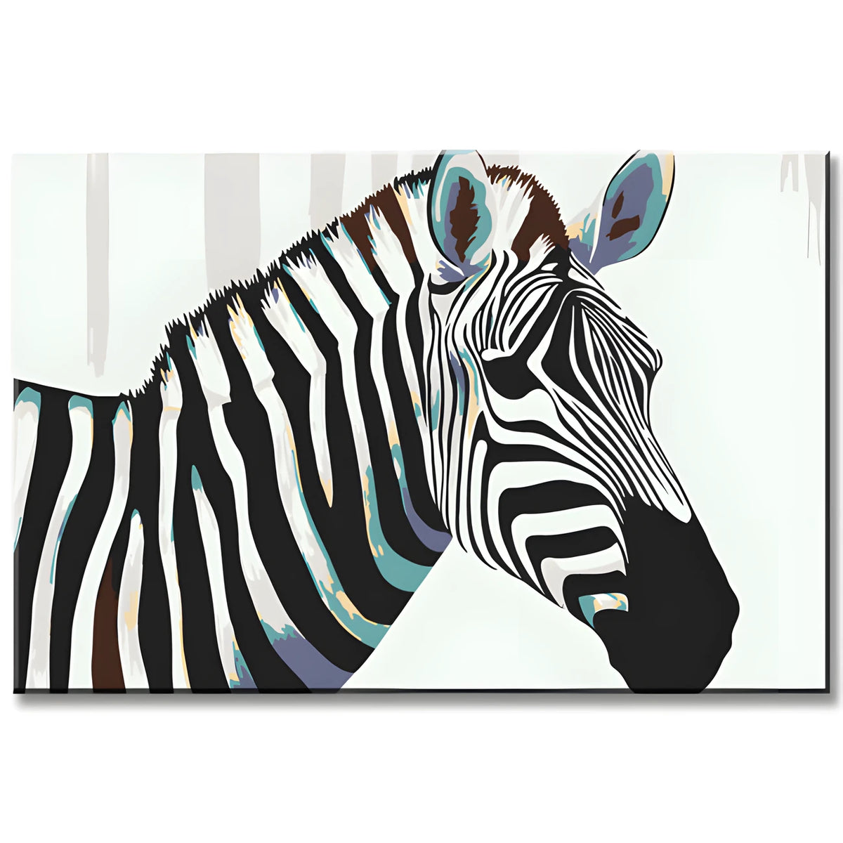 Malen nach Zahlen Zebra Tier