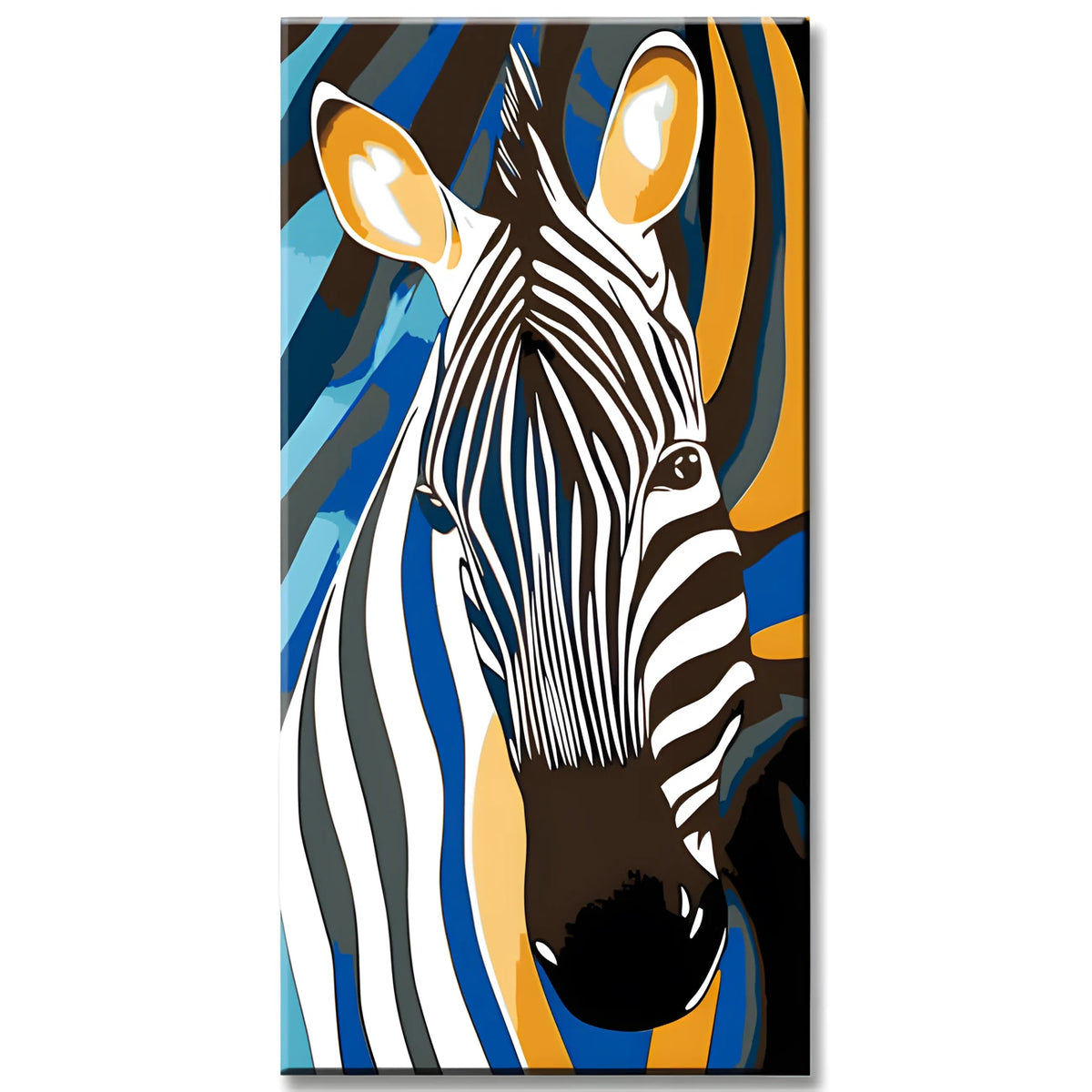 Malen nach Zahlen Zebra Tierkunst
