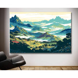 Painting by Numbers Mountain Landscape