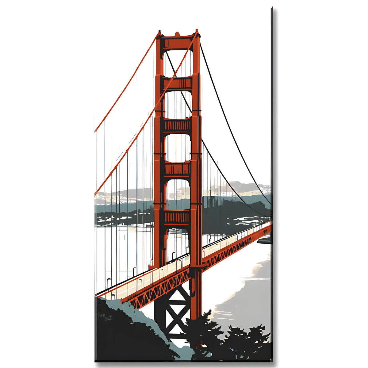Grind nach Zahlen San Francisco Bridge
