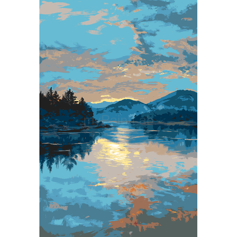 Paint by Numbers Water Worlds