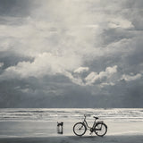 Malen nach Zahlen Fahrrad am Strand