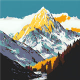 Grinding to Count Mountain Range