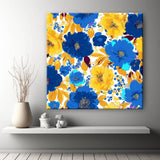 Grinding to Count Flowers Blue