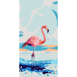 Paint by Numbers Flamingo on Clouds