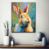 Painting by Numbers Rabbit Animals Animal Art