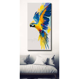 Painting by Numbers Parrot in Flight Animal Art