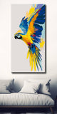 Painting by Numbers Parrot in Flight Animal Art