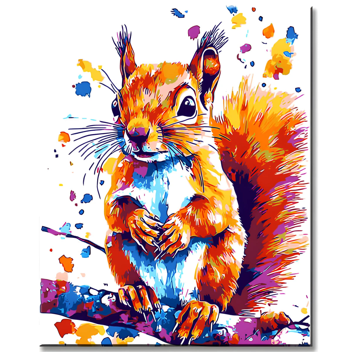 Malen nach Zahlen Eichhörnchen Moderne TierKunst