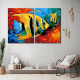 Malen nach Zahlen Fisch Tier Moderne TierKunst