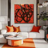 Malen nach Zahlen Abstrakte Kunst Chaotische Zeiten II