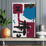 Malen nach Zahlen Abstrakte Kunst März II