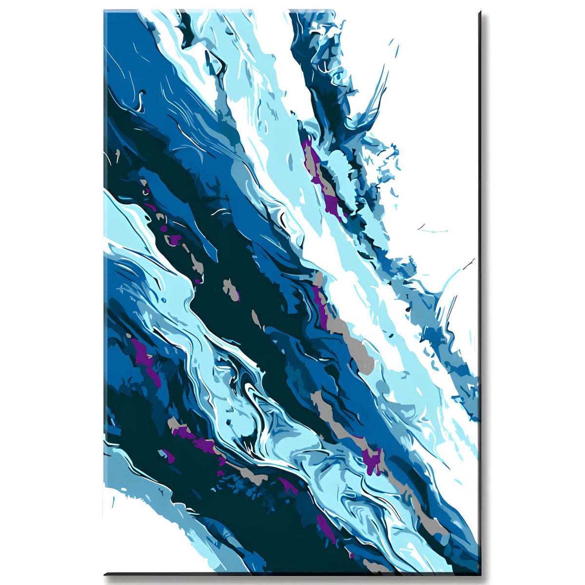 Malen nach Zahlen Abstrakte Wasser Kunst II