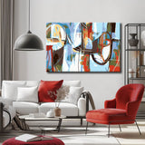 Malen nach Zahlen Abstrakt Rockn' Roll II