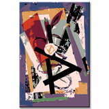 Malen nach Zahlen Abstrakt Fotocollagen VII