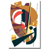 Malen nach Zahlen Abstrakt Bunte Collage I