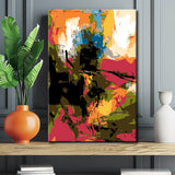 Malen nach Zahlen Abstrakt Sommernacht II