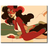 Malen nach Zahlen Abstrakt Sich Selbst