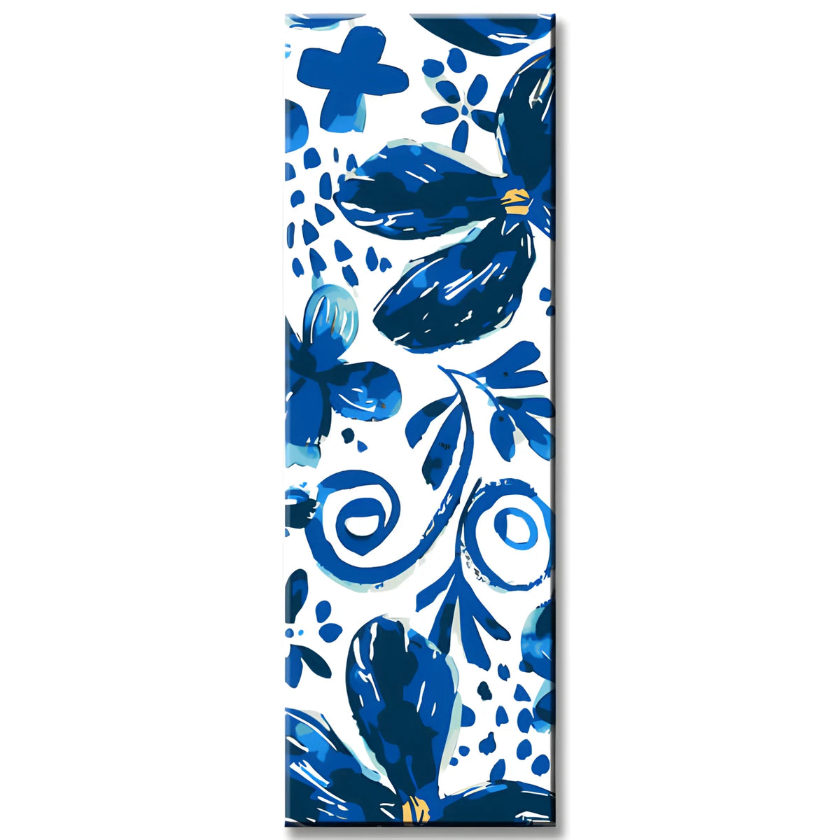 Malen nach Zahlen Panorama Blaues Blumenpanel