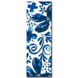 Malen nach Zahlen Panorama Blaues Blumenpanel