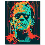Malen nach Zahlen Abstrakt Frankenstein