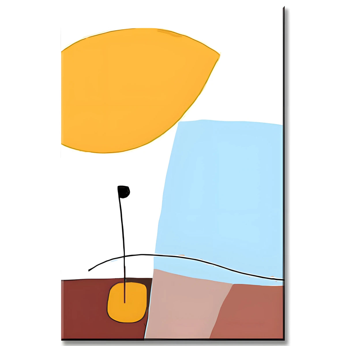 Painting by Numbers Art Minimalism Simple Shapes III