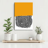 Malen nach Zahlen Kunst Minimalismus Fingerabdruck