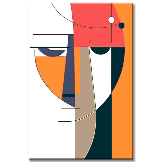 Malen nach Zahlen Kunst Geometische Abstrakte Figuren IV