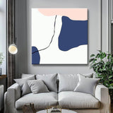 Malen nach Zahlen Kunst Minimalismus Freie Gestaltung Geometrie IV