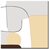 Malen nach Zahlen Kunst Minimalismus Freie Gestaltung Geometrie V