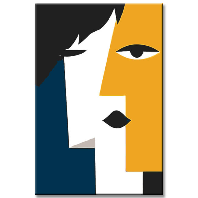 Malen nach Zahlen Kunst Geometische Abstrakte Illustrationen I