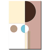 Malen nach Zahlen Kunst Abstrakte Malerei Geometrie Farbige Formen VI