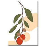 Painting by Numbers Art Minimalism Plant with Fruits