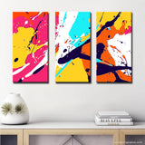Malen nach Zahlen Kunst Abstrakt 3-part
