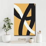 Malen nach Zahlen Minimalismus Striche Knoten