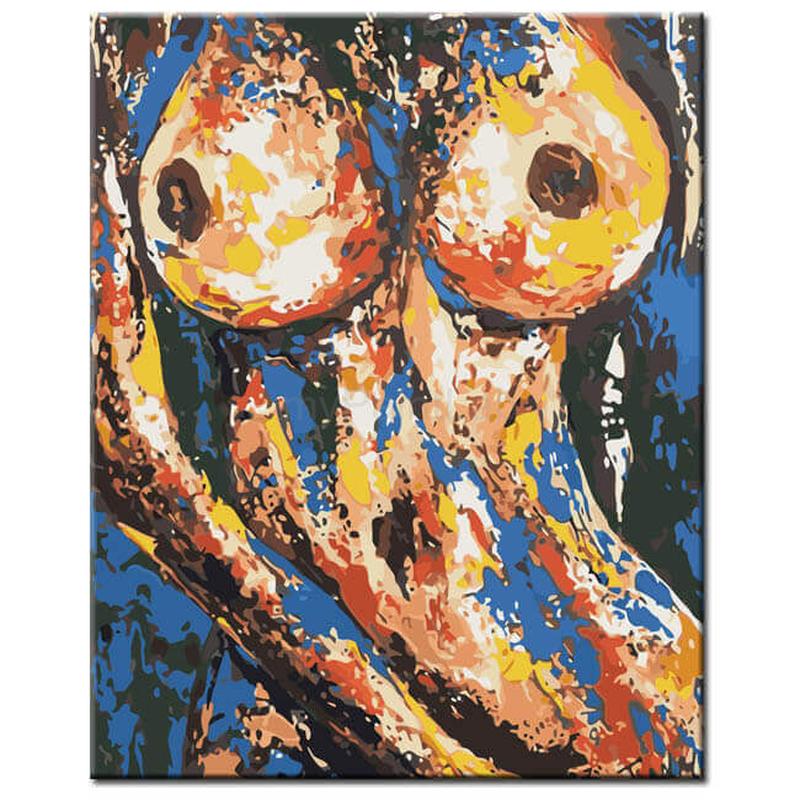 Painting by Numbers Art Nude Woman Two-Colored
