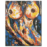 Painting by Numbers Art Nude Woman Two-Colored