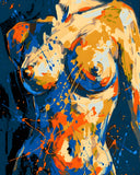 Painting by Numbers Art Nude Woman Two-Colored
