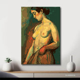 Malen nach Zahlen Akt Frau Seite Moderne Kunst Naturfarben
