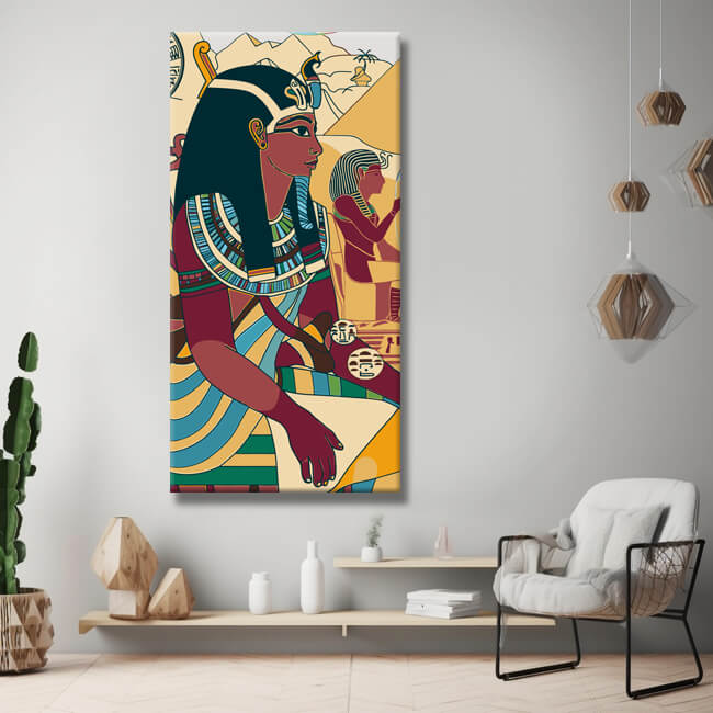 Malen nach Zahlen Kunst ßgypten Pharao