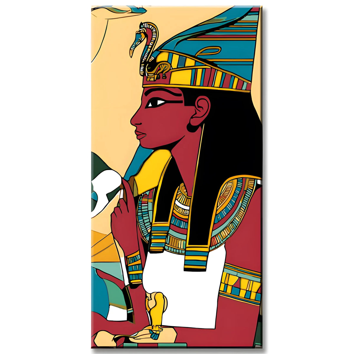 Malen nach Zahlen Kunst Ägypten Pharao