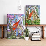 Malen nach Zahlen Kunst Illustration Frß¼hlinsgefß¼hle